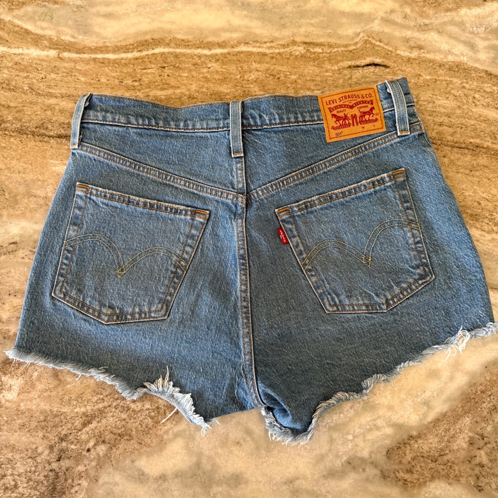 Levi's Blue Jean Shorts